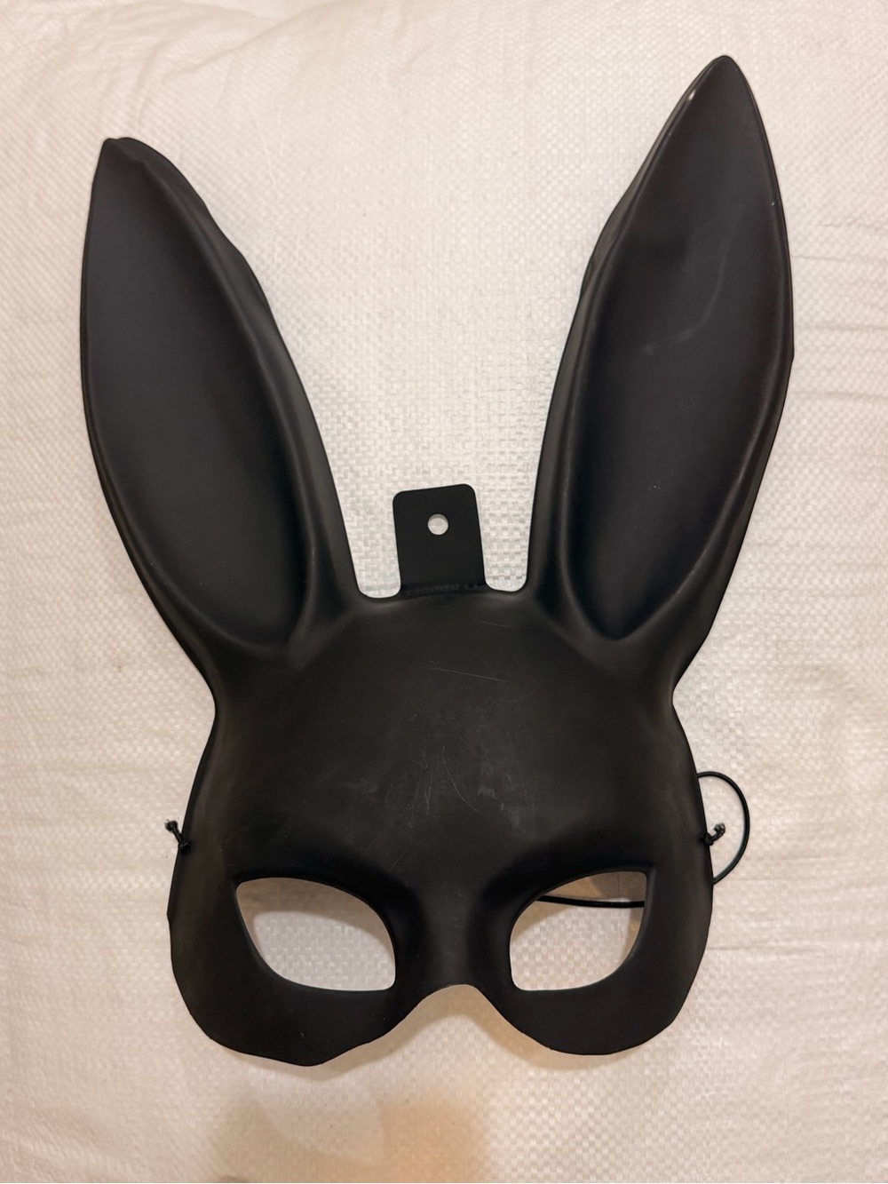 Black Bunny Ear Party Mask - Unbranded